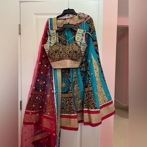 Lehenga, Fits XS to S, bust size 32-34